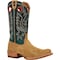 Durango Western Boot, 9 B, Leather, 13 in H, Goldenrod/Deep Teal DDB0465 - alternate 1
